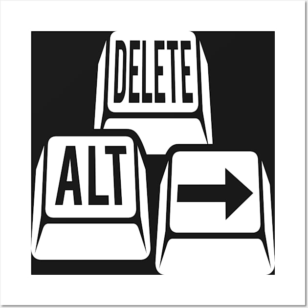 Delete Alt Right Wall Art by EthosWear